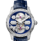 Girard-Perregaux La Esmeralda Tourbillon Stainless 43 MM - Blue Leather Strap - Blue Enamel Dial - 99274-53-3198-5CC