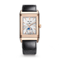 JLC - Reverso Tribute Duoface Calendar - 49.4 MM x 29.9 MM - Pink Gold - Silvered-Gray/Dark Gray Dial - Brown/Black Leather Strap - Q3912532