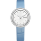 Piaget Possession - Stainless Steel 34 MM - Light Blue Leather Strap - Diamond Bezel - Silver Diamond Dial - G0A48090