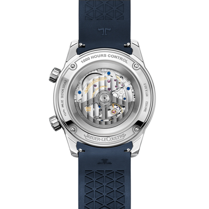 JLC - Polaris Date - 42 MM - Stainless Steel - Shaded Blue Dial - Blue Rubber Strap - Q906868J