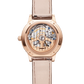 JLC - Rendez-Vous Dazzling Night & Day - 36 MM - Pink Gold - Mother-Of-Pearl Diamond-Set Dial - Diamond Bezel - Taupe Leather Strap - Q3432570