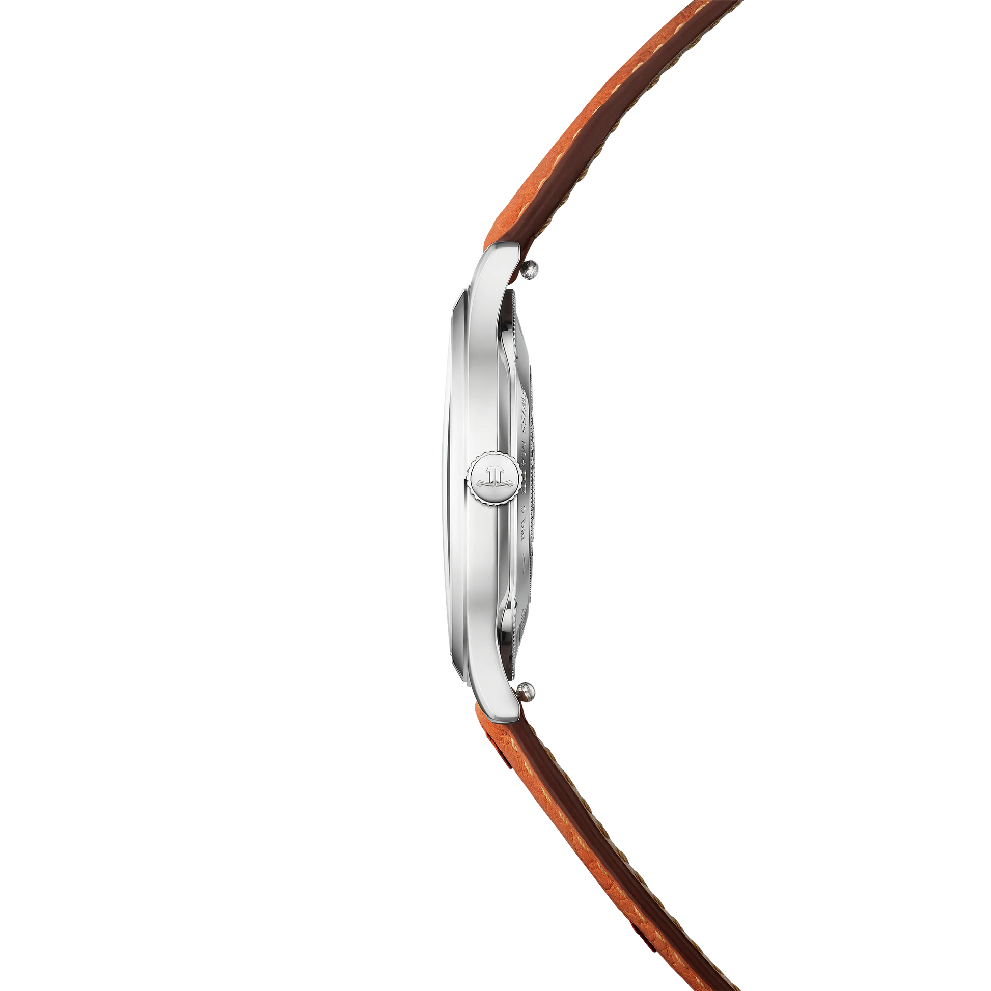 JLC - Master Control Classic - Limited Edition - 36 MM - Stainless Steel - Silvered-Gray Dial - Ostrich Leather Strap - Q4008520