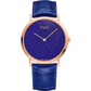 Piaget Altiplano - Rose Gold 38 MM - Blue Leather Strap - Diamond Bezel - Blue Dial - G0A43174