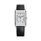 JLC - Reverso Classic Monoface Small Seconds - 40.1 MM x 24.4 MM - Stainless Steel - Silvered-Gray Guilloché Dial - Black Leather Strap - Q3868520