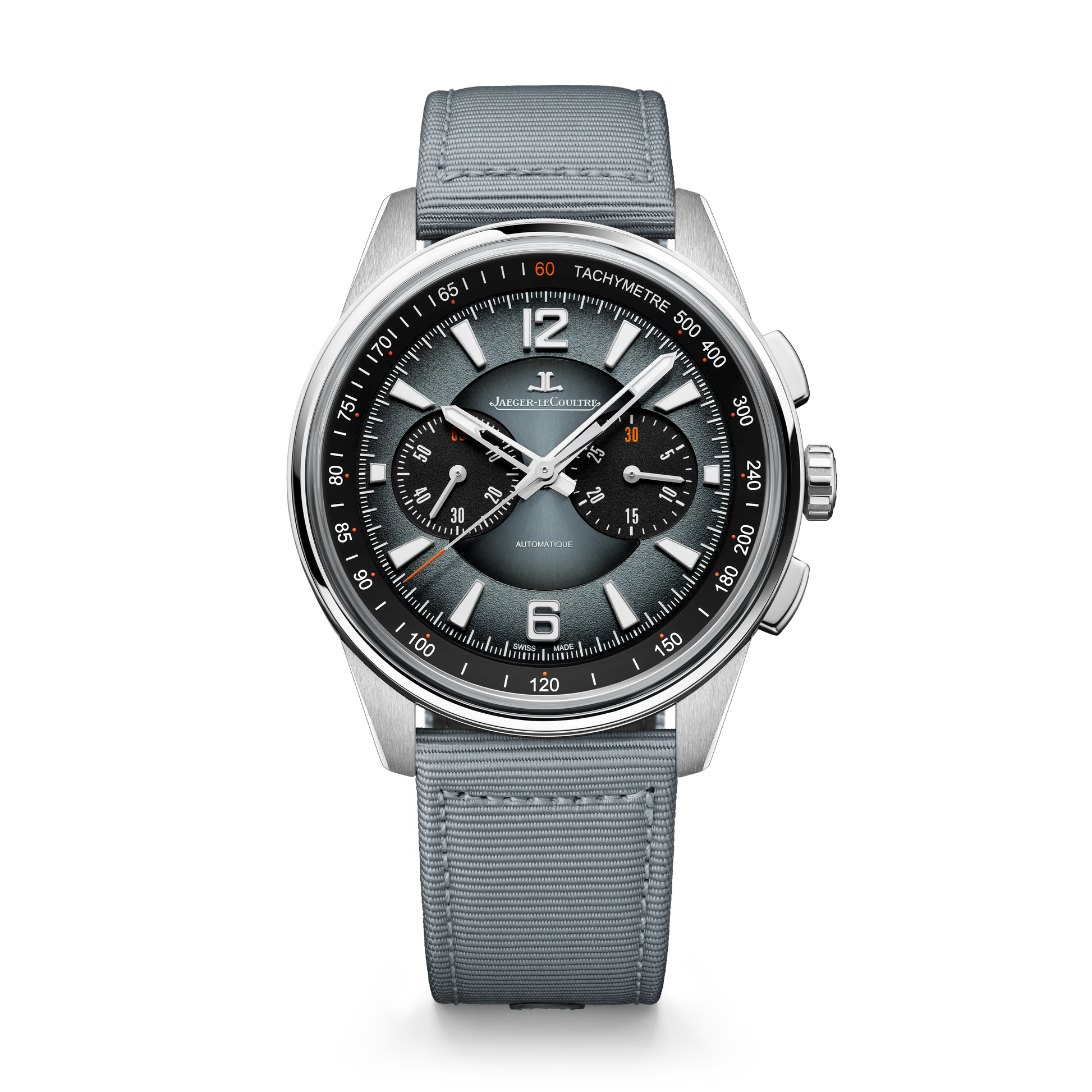 JLC - Polaris Chronograph - 42 MM - Stainless Steel - Ocean Gray Dial - Black Rubber Strap - Q9028651