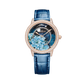 JLC - Rendez-Vous Jewellery Shooting Star - Limited Edition - 36 MM - Pink Gold - Shooting Star Motif Dial - Diamond-Set Bezel - Blue Leather Strap - Q36424C2