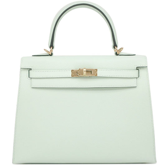 Hermès Kelly Sellier 25 - Vert Peppermint - Epsom - Permabrass Hardware - K25VPEPMB