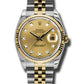 Rolex Yellow Gold And Stainless Steel Datejust - 36 MM - Jubilee Bracelet - Fluted Bezel - Champagne Diamond Dial - 116233 cdj