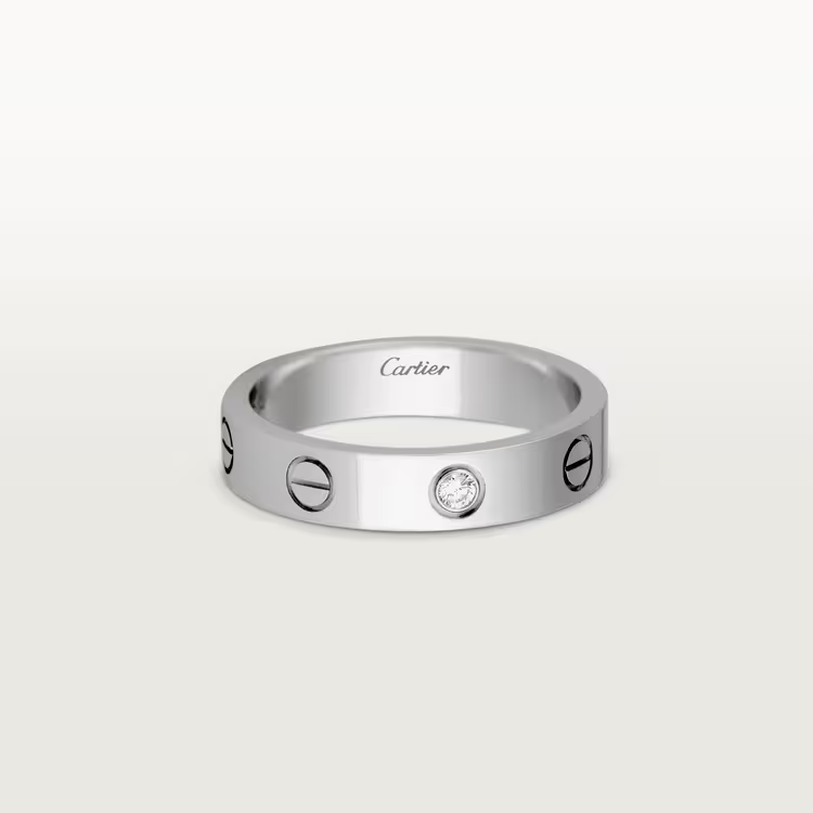 Cartier Love Ring - White Gold - Diamonds - B4050500