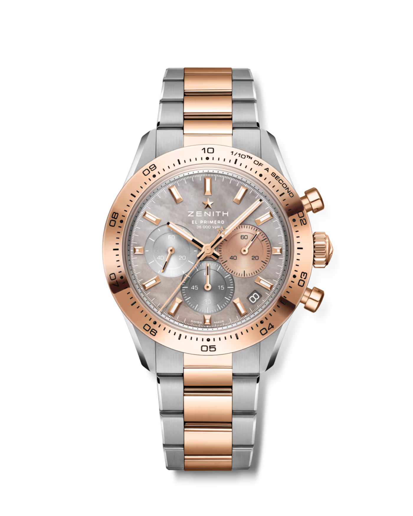Zenith Chronomaster Sport - Limited Edition - 41 MM -  Steel & Rose Gold - Mother-Of-Pearl Dial - 51.3102.3600/01.M3100