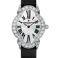 Vacheron Constantin Heure Romantique White Gold 36.2 x 26.5 MM - Black Satin and Leather Strap - Diamond Bezel - Mother-of-Pearl Dial - 37640/000G-B030