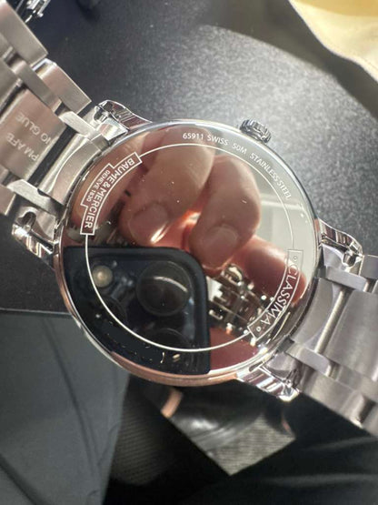 Baumé & Mercier Classima - Stainless Steel - 40 MM - Blue Dial - 10382