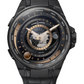 Ulysse Nardin Blast Titanium And Ceramic Case 45 MM - Black Rubber Base And Leather Strap - Black Dial - 1063-400-2A/1A