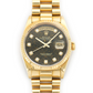 Rolex Day-Date - 36 MM - Yellow Gold - Brown Diamond Dial - 18238 brd nyc watcher nyc watches