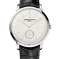 Vacheron Constantin Patrimony White Gold 42 MM - Black Leather Strap - White Dial - 1110U/000G-B086