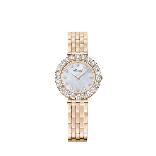 Chopard L'Heure Du Diamant Rose Gold 30 MM - Rose Gold Bracelet - Diamond Bezel - Mother-Of-Pearl Dial - 10A378-5601