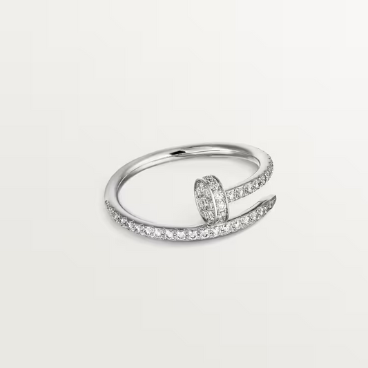 Cartier Just Un Clou Ring - White Gold - Diamonds - B4231600