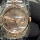 Rolex Stainless Steel And Pink Gold Datejust - 36 MM - Jubilee Bracelet - Fluted Bezel - Pink Roman Dial - 116231-0089