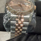 Rolex Stainless Steel And Pink Gold Datejust - 36 MM - Jubilee Bracelet - Fluted Bezel - Pink Roman Dial - 116231-0089