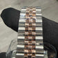 Rolex Stainless Steel And Pink Gold Datejust - 36 MM - Jubilee Bracelet - Fluted Bezel - Pink Roman Dial - 116231-0089