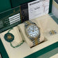 Rolex Stainless Steel And Yellow Gold Datejust - 36 MM - Jubilee Bracelet - Diamond Bezel - White Mother of Pearl Diamond Dial - 116243-0018
