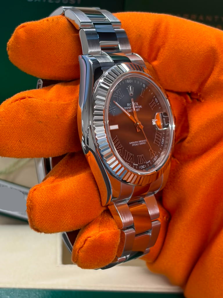 Rolex Datejust 41 MM Steel - Black Roman Dial - 116334-0002