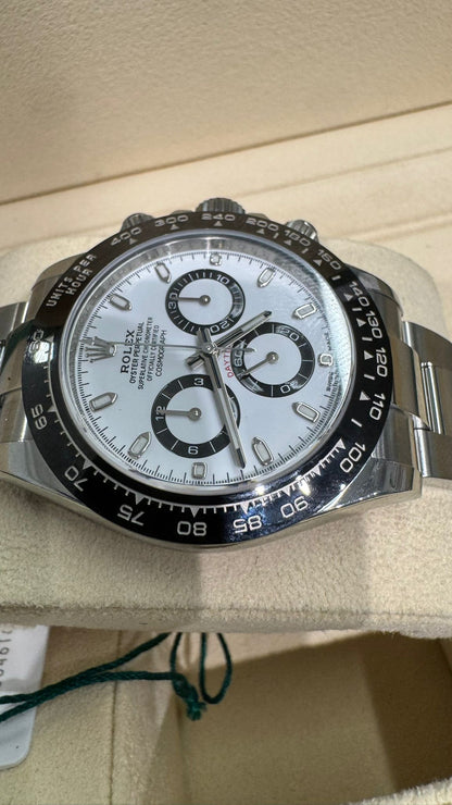 Rolex Panda Stainless Steel Daytona Watch - 40 MM - Oyster Bracelet - White Dial - 116500LN-0001