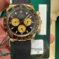 Rolex Yellow Gold Daytona Watch - 40 MM - Oysterflex Strap - Black Dial - 116518LN bkchof