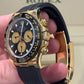 Rolex Yellow Gold Daytona Watch - 40 MM - Oysterflex Strap - Black Dial - 116518LN bkchof