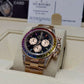Rolex Rainbow Everose Gold Daytona Watch - Off-Catalog - 40 MM - Oyster Bracelet -Rainbow Black/MOP Dial Dial - 116595RBOW-0001