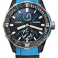 Ulysse Nardin Diver  Recycled Stainless Steel 44 MM - Blue Rubber And Ceramic - Black Dial - 1183-170-2B/3A