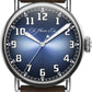 H. Moser & Cie Heritage Center Seconds - 42 MM - Stainless Steel - Funky Blue Fumé Dial - Kudu Leather Strap - 8200-1201