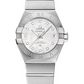 Omega Constellation Stainless Steel 27 MM - Stainless Steel Bracelet - Mother-Of-Pearl Diamond Dial - 123.10.27.20.55.002