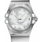 Omega Constellation Stainless Steel 38 MM - Stainless Steel Bracelet - Silver Diamond Dial - 123.10.38.21.52.001