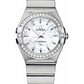 Omega Constellation Stainless Steel 27 MM - Stainless Steel Bracelet - Diamond Bezel - Mother-Of-Pearl Dial - 123.15.27.60.05.001