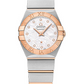 Omega Constellation Stainless Steel and Rose Gold 24 MM - Stainless Steel and Rose Gold Bracelet - Mother-Of-Pearl Diamond Dial - 123.20.24.60.55.007