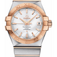 Omega Constellation Stainless Steel and Rose Gold 35 MM - Stainless Steel and Rose Gold Bracelet - Silver Dial - 123.20.35.20.02.001