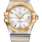 Omega Constellation Stainless Steel and Yellow Gold 35 MM - Stainless Steel and Yellow Gold Bracelet - Silver Dial - 123.20.35.60.02.002