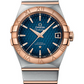 Omega Constellation Stainless Steel and Rose Gold 38 MM - Stainless Steel and Rose Gold Bracelet - Blue Dial - 123.20.38.21.03.001