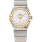 Omega Constellation Stainless Steel and Yellow Gold 24 MM - Stainless Steel and Yellow Gold Bracelet - Diamod Bezel - Mother-Of-Pearl Diamond Dial - 123.25.24.60.55.011