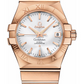 Omega Constellation Rose Gold 35 MM - Rose Gold Bracelet - Silver Dial - 123.50.35.20.02.001