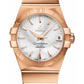 Omega Constellation Rose Gold 38 MM - Rose Gold Bracelet - Silver Dial - 123.50.38.21.02.001ç