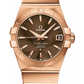 Omega Constellation Rose Gold 38 MM - Rose Gold Bracelet - Brown Dial - 123.50.38.21.13.001