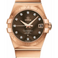 Omega Constellation Rose Gold 38 MM - Rose Gold Bracelet - Brown Diamond Dial - 123.50.38.21.63.001