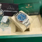 Rolex Oyster Perpetual - Stainless Steel - 36 MM - Oyster Bracelet - Med Blue Dial - 126000-0003