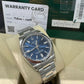 Rolex Stainless Steel Oyster Perpetual no date Watch - 36 MM - Oyster Bracelet - Blue Dial - 126000 bluio
