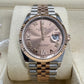 Rolex Stainless Steel And Pink Gold Datejust - 36 MM - Jubilee Bracelet - Fluted Bezel - Rose Roman Dial - 126231 rdr69j