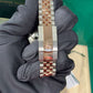 Rolex Stainless Steel And Pink Gold Datejust - 36 MM - Jubilee Bracelet - Fluted Bezel - Mother of Pearl Diamond Dial - 126231-0021