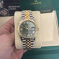 Rolex Stainless Steel And Yellow Gold Datejust - 36 MM - Jubilee Bracelet - Fluted Bezel - Olive Green Roman Dial - 126233-0025