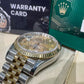 Rolex Stainless Steel And Yellow Gold Datejust - 36 MM - Jubilee Bracelet - Fluted Bezel - Champagne Diamond Dial - 126233 chdj